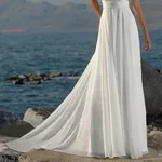Свадебное платье,  гламурное,  белоснежное