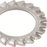 Шайба стопорная упругая с внутренними или внешними зубцами,  DIN 6798