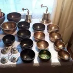 Продаю поющие чаши из Тибета,  настоящие кованые
