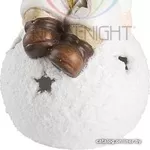 Керамическая фигурка Снегурочка на шаре 9-8-16 см