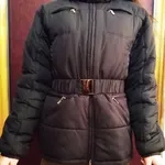 Куртка женская зимняя. Удлиненная. 46-48 размер. На  синтепоне + байка