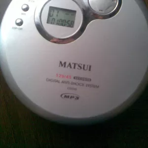 Matsui Cd345 digital anti-shock system 120/45 seconds