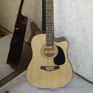 Продам акустическую 12-ти струнную гитару J&D Cdg-20-12,  новая