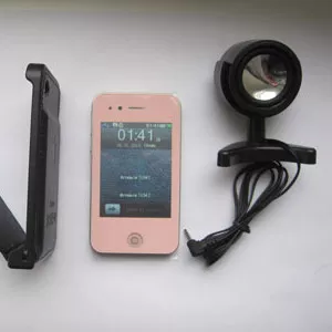 Женский мобильный телефон iPhone pink L109,  чехол,  колонки