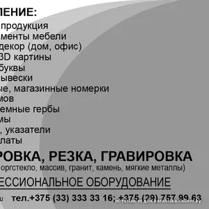 Рекламная продукция - резные элементы мебели - объемный декор (дом,  оф