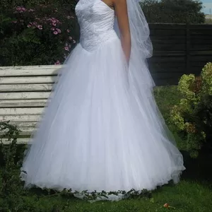 платье свадебное белое