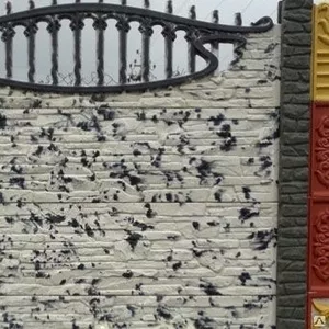 Забор под мрамор не требующий покраски