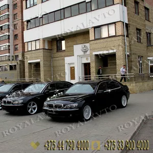машины на свадьбу Минск,  свадебный кортеж BMW