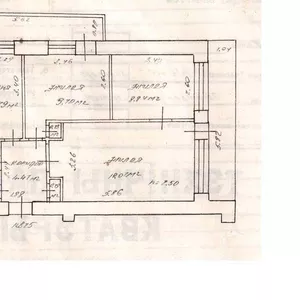 Продается 3 комнатная квартира,  Минск,  ул. Пулихова, 35                                                  