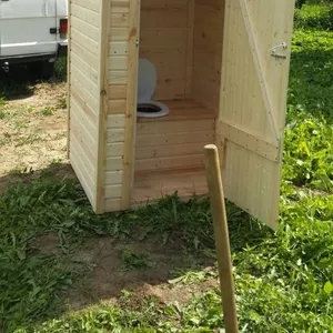 Туалет дачный,  садовый деревянный