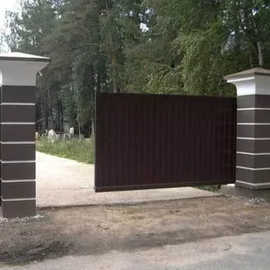 Установка и ремонт откатных (въездных) ворот с автоматикой и без.