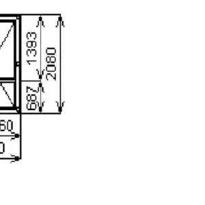 РАСПРОДАЖА ОКОН ПВХ.Дверь балконная ОК- 39