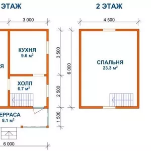 Дачный недорогой Дом из бруса с установкой до 150км от Минска