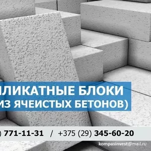 Газосиликатные блоки. Низкие цены. Любые объемы.