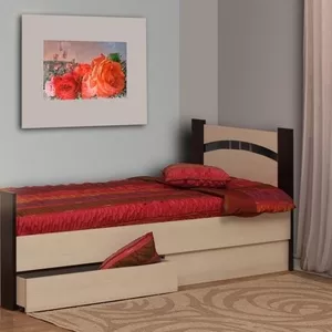Кровать односпальная Олмеко-900,  с ящиком.
