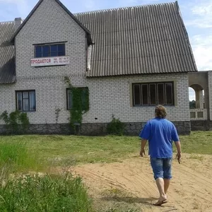 Продам дом в Поставском районе на берегу озера