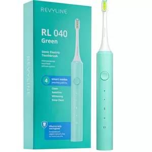 Звуковая зубная щетка Revyline RL 040 в зеленом дизайне