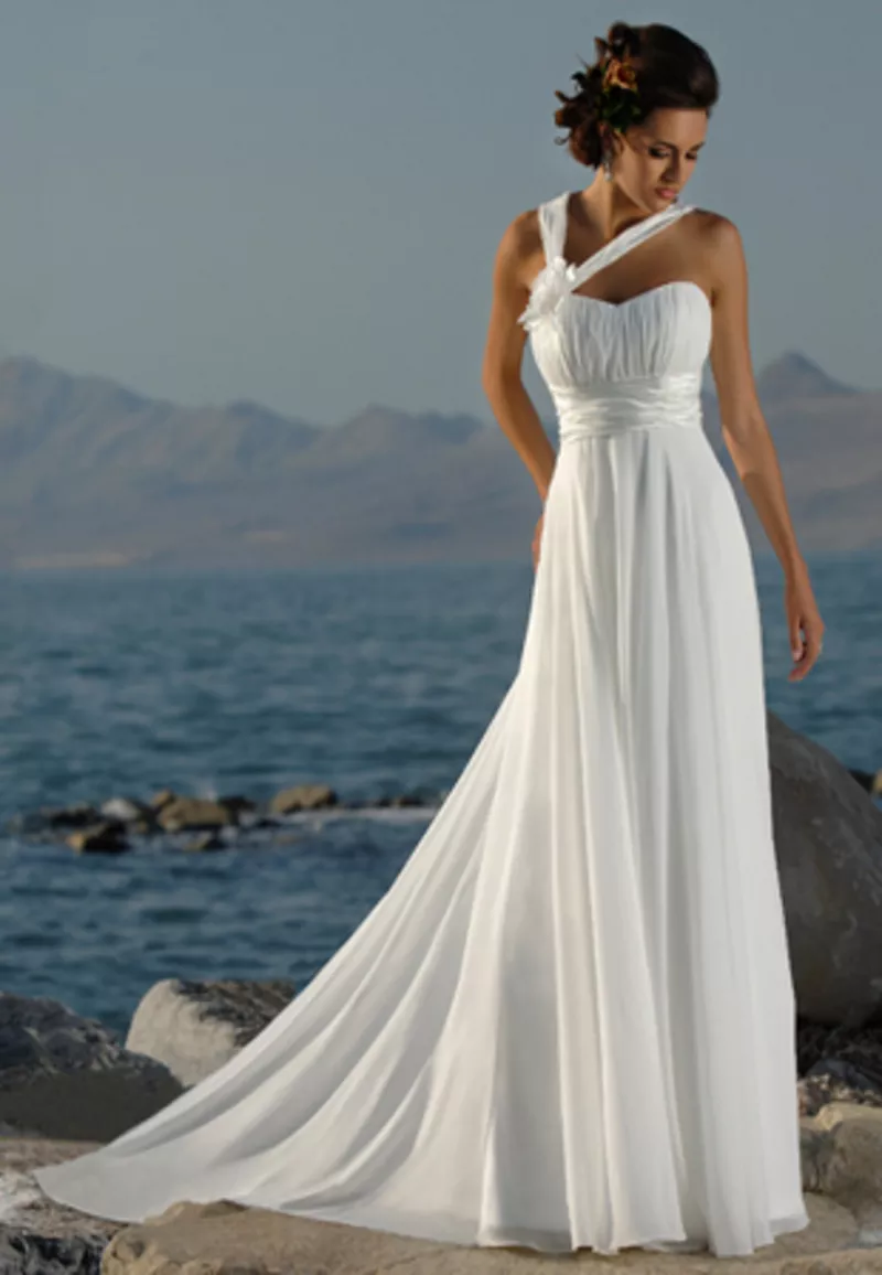 Свадебное платье,  гламурное,  белоснежное