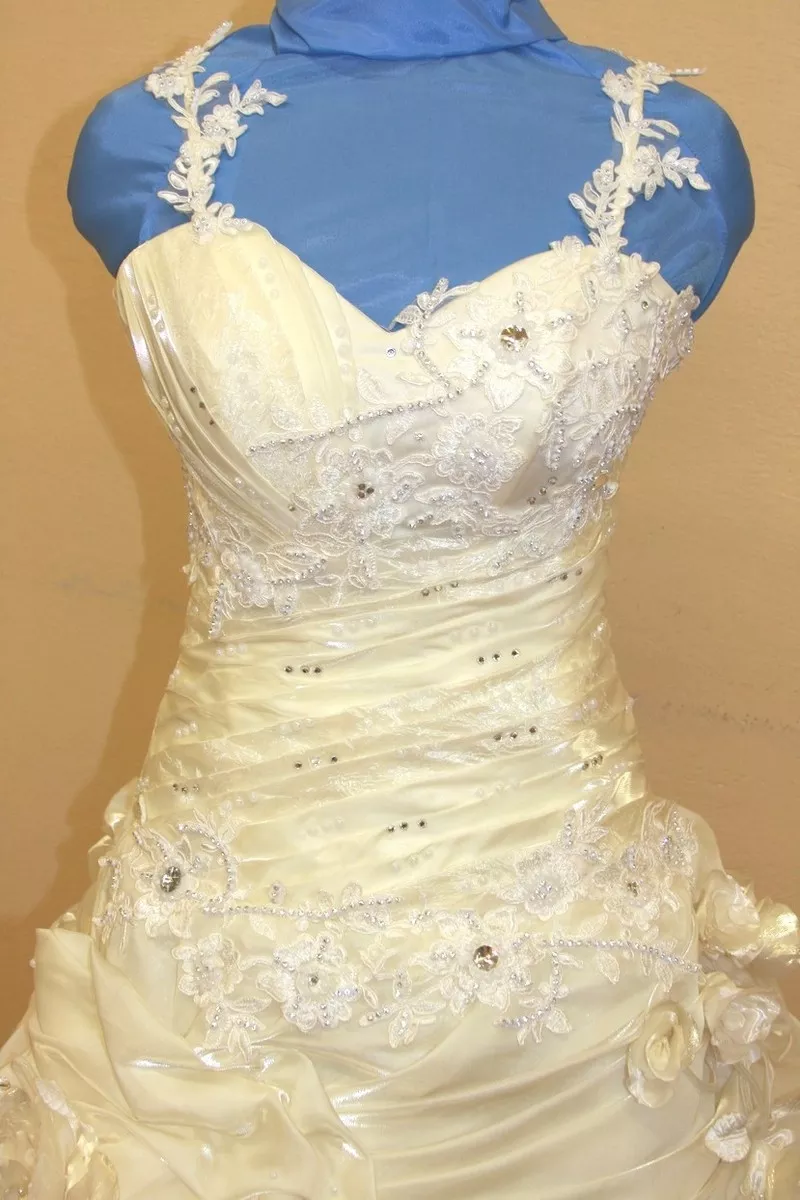Продам свадебное платье цвета шампань 2