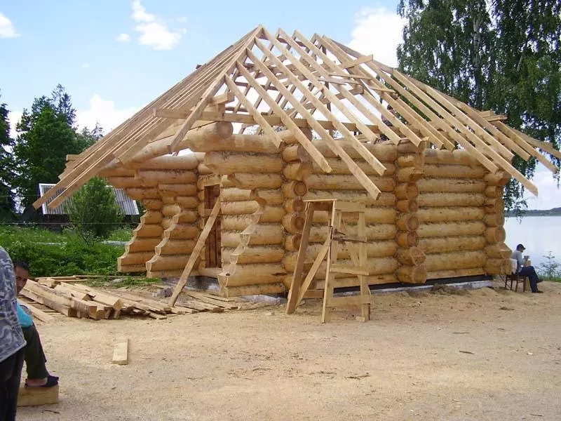 Строим деревянные дома и бани под ключ из бруса и кругляка. Срубы.