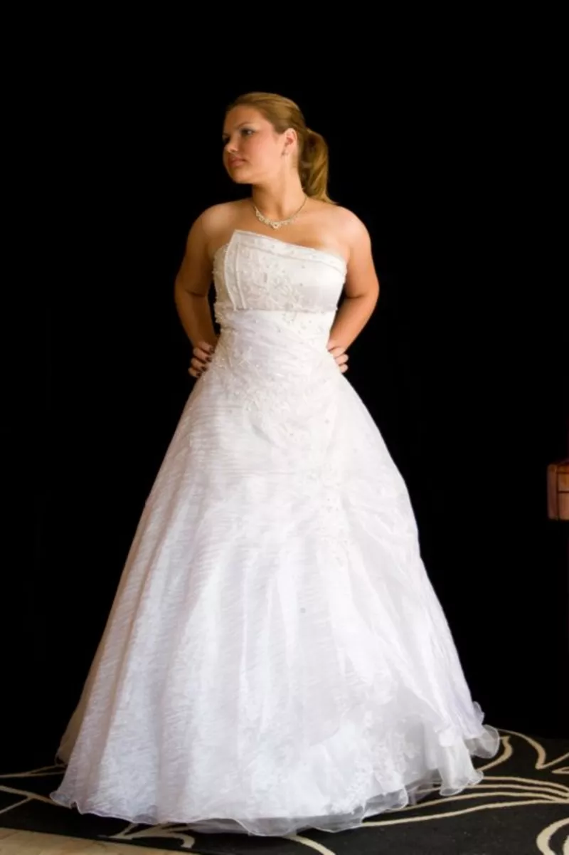 платье для невесты большого размера 15