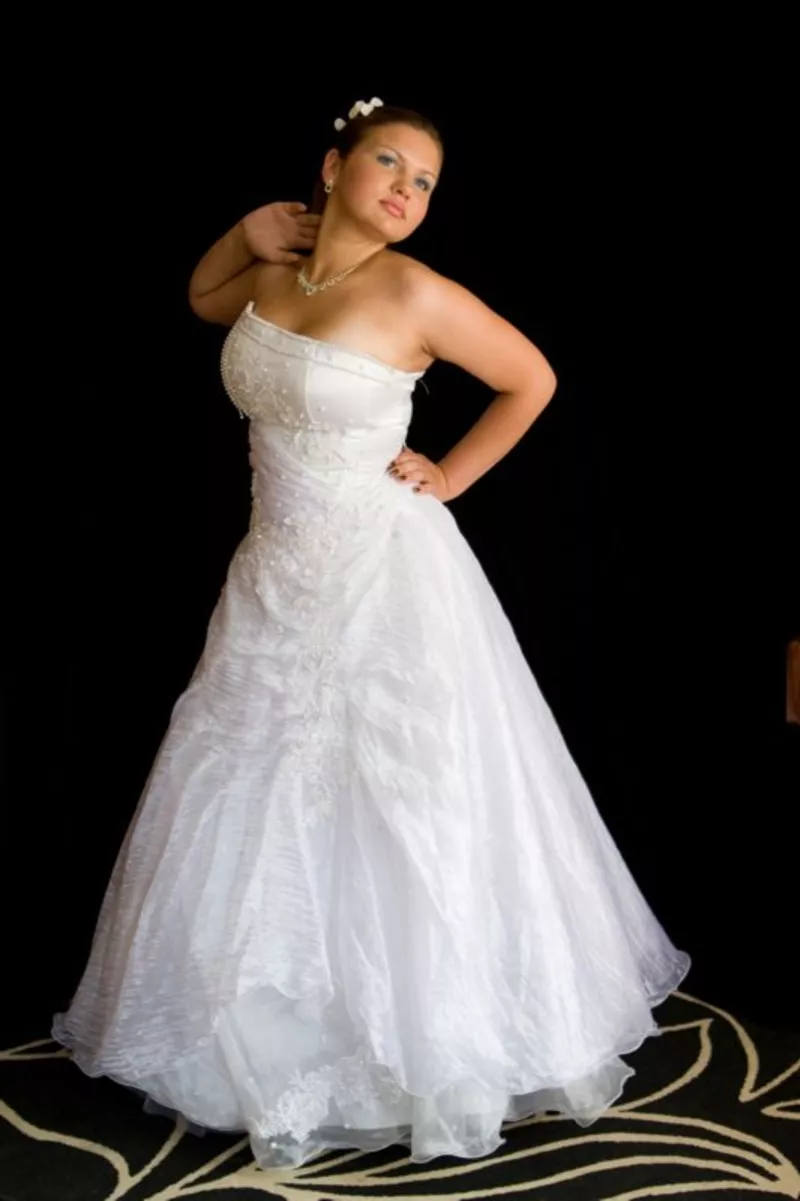 платье для невесты большого размера 17