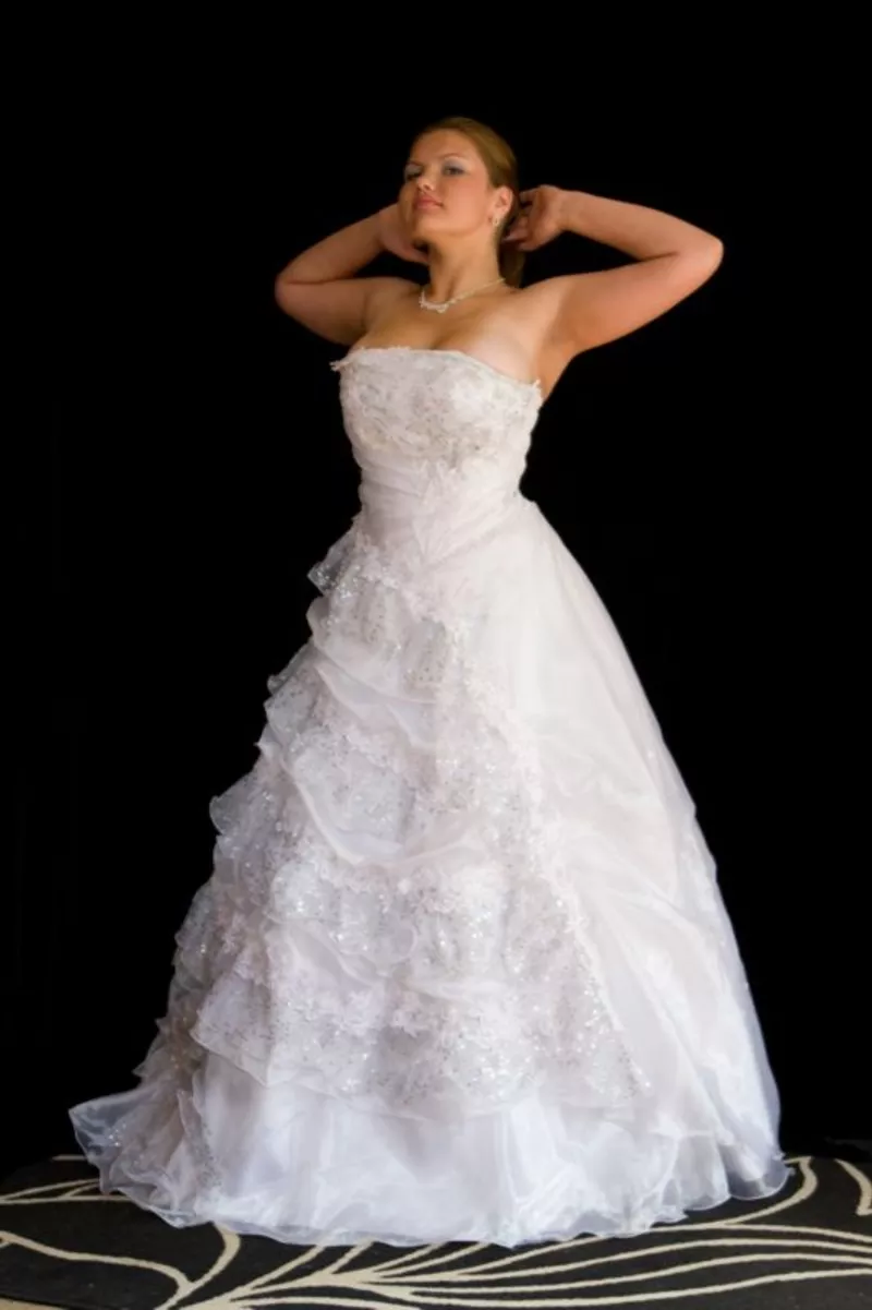 платье для невесты большого размера 19