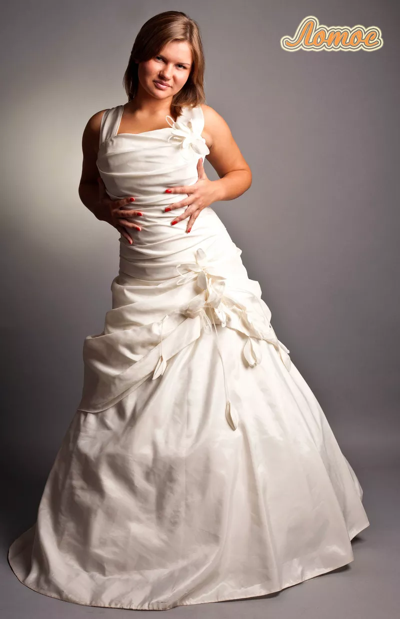 платье для невесты большого размера 8