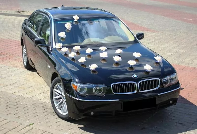 BMW 750 Е65 Long. Прокат VIP авто для свадебного кортежа. 3