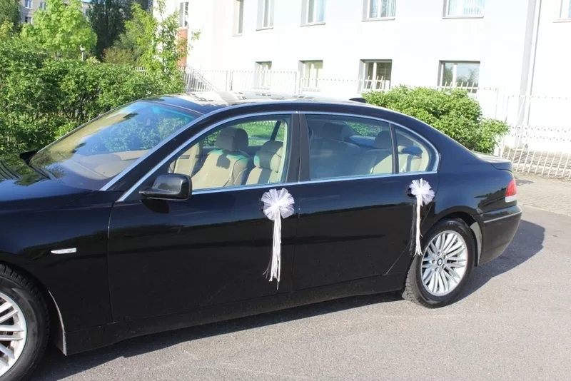 BMW 750 Е65 Long. Прокат VIP авто для свадебного кортежа. 5