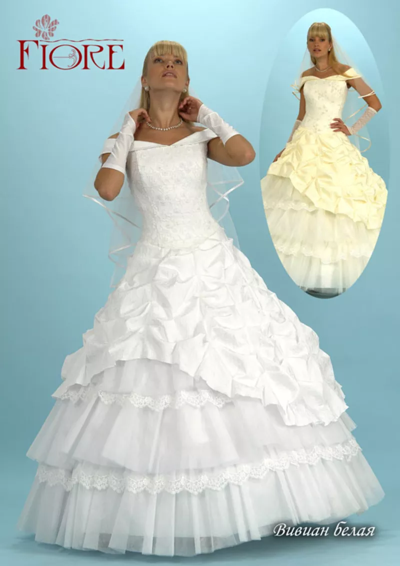 свадебные платья невесте, смокинги и фраки жениху прокат и пошив 85