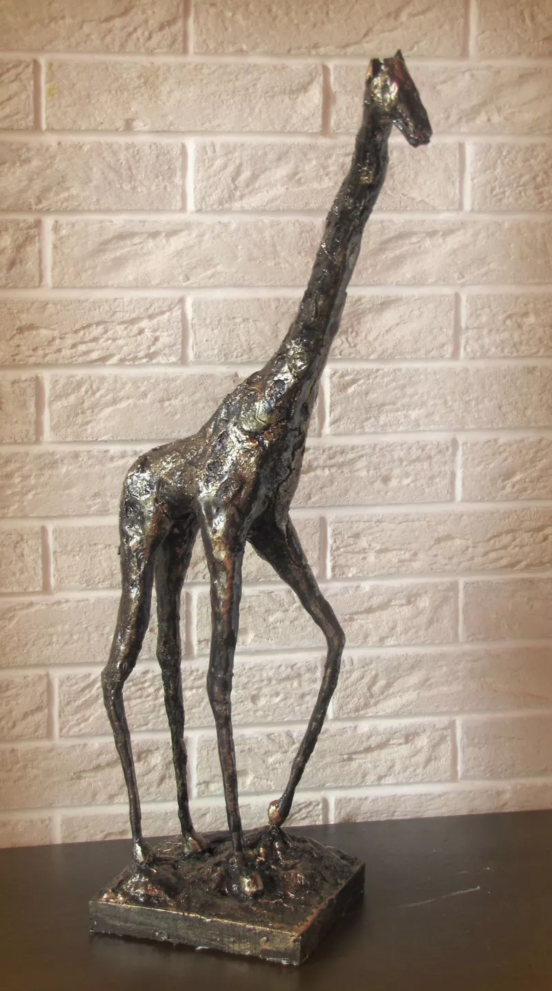 скульптура Жираф под бронзу