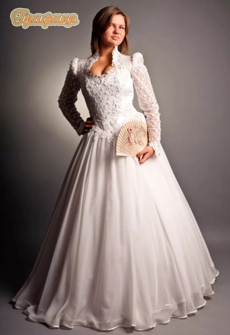 пышным невестам свадебные платья большого размера 3