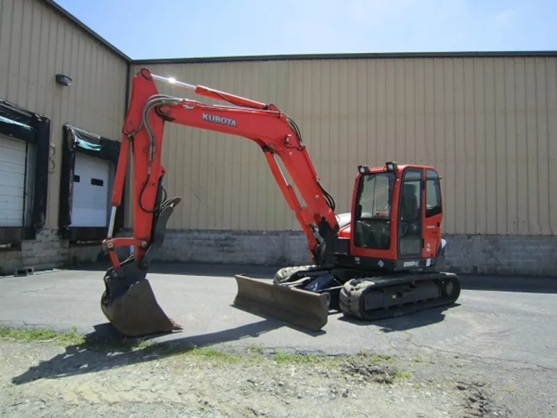 2010 KUBOTA KX080-3 гусеничный экскаватор