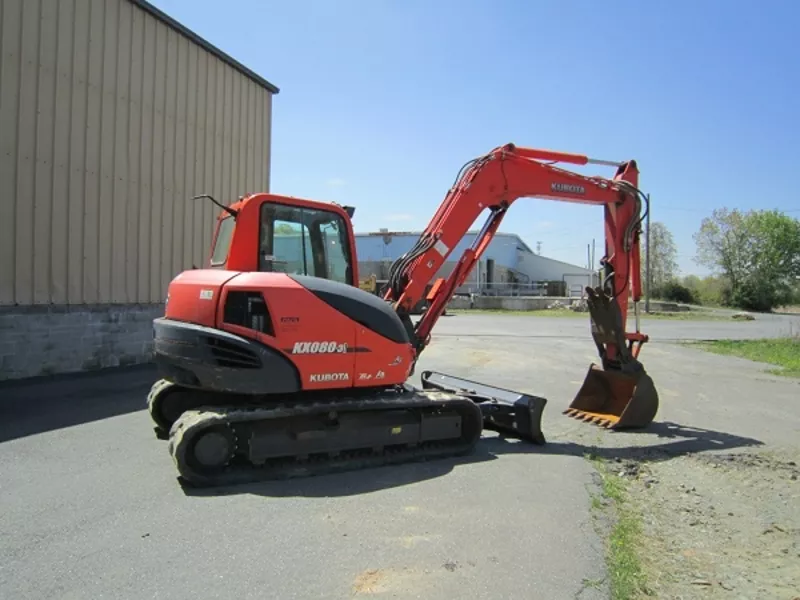 2010 KUBOTA KX080-3 гусеничный экскаватор 2