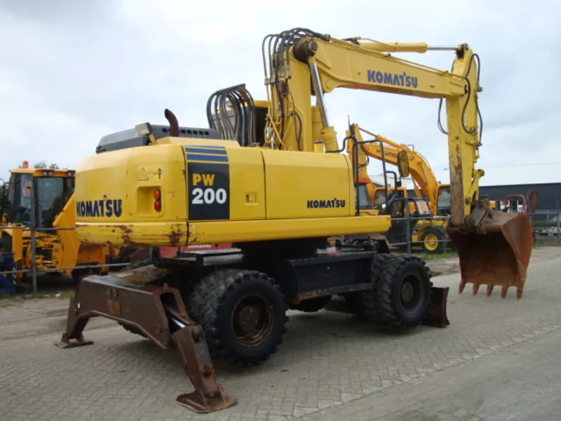 2006 KOMATSU PW 200 экскаватор колесный 2