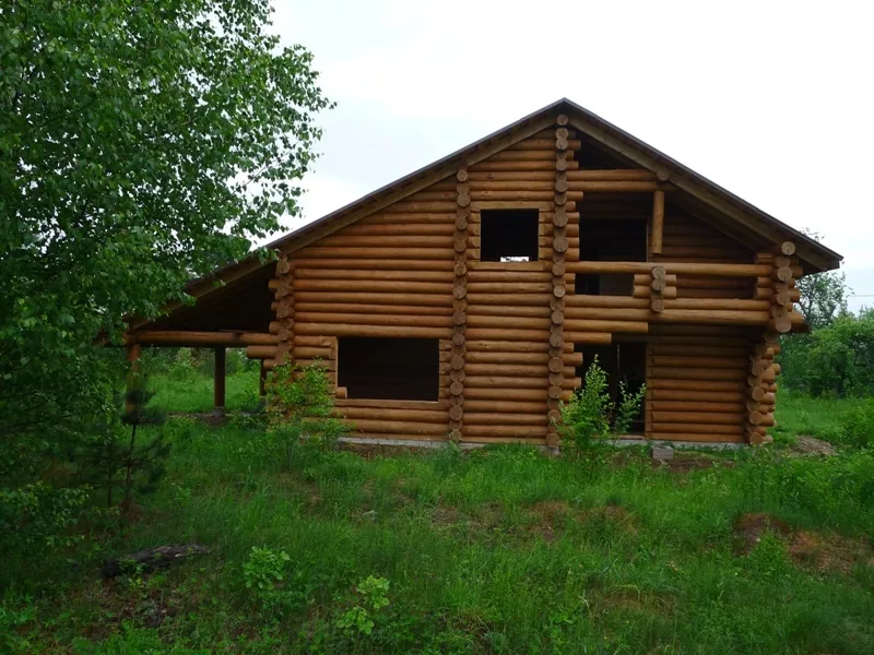 Дом с бруса ручной рубки в 37 км от Минска 6