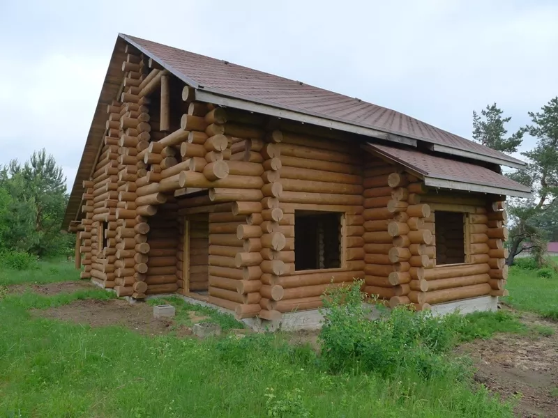 Дом с бруса ручной рубки в 37 км от Минска 7