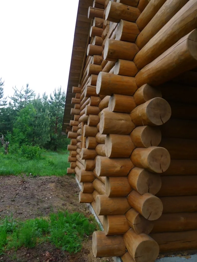 Дом с бруса ручной рубки в 37 км от Минска 11