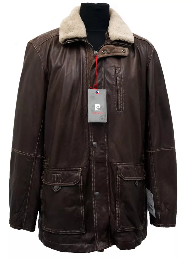 Брендовая одежда, кожаные куртки Pierre Cardin, Mustang, Trapper 6