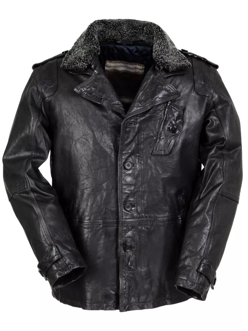 Брендовая одежда, кожаные куртки Pierre Cardin, Mustang, Trapper 7