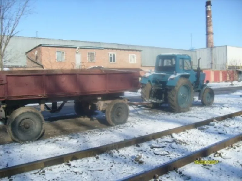 Аренда трактора с прицепом для вывоза мусора