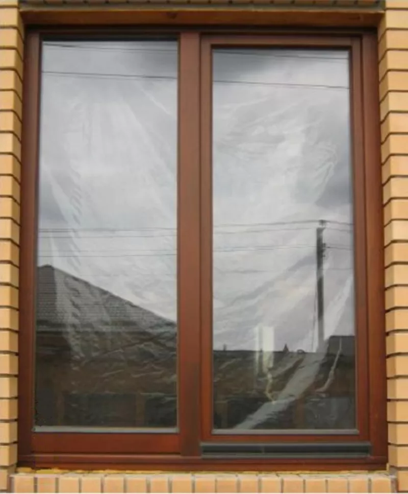 Деревянные окна (евроокна) из 3-слойного клееного соснового бруса. 5