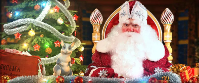 Диск с видео поздравлением от Деда мороза 3