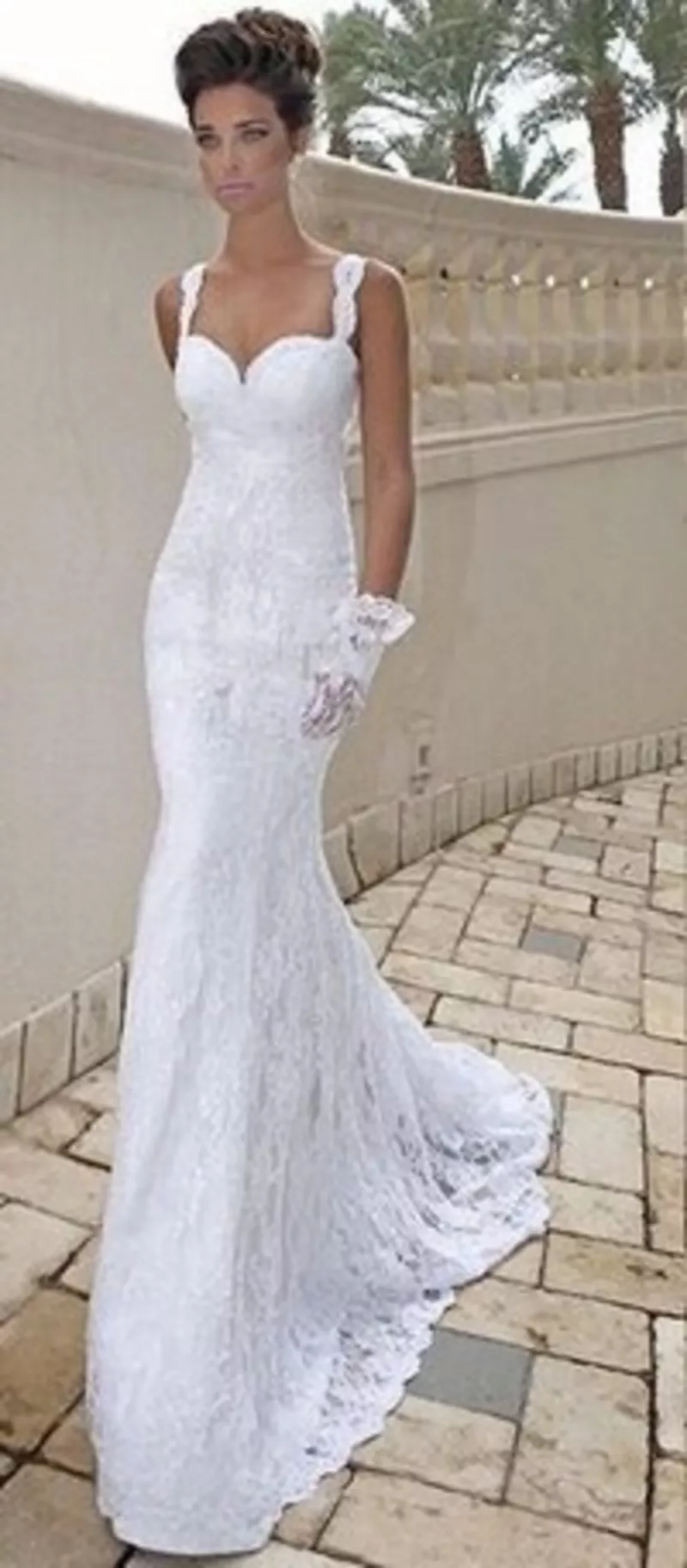 Свадебное платье с открытой спиной 2014г. 2