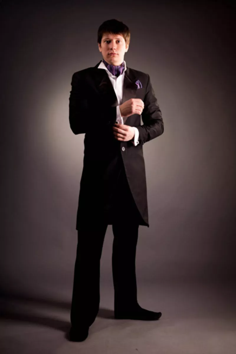 смокинг приталенный  бархатка шалька, трость, цилиндр, костюмы мужские 11