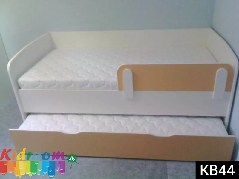 Двухуровневая выдвижная кровать для двоих детей под заказ в Минске 6
