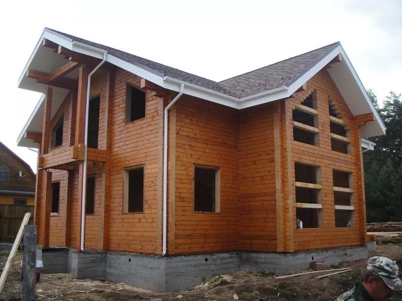 Строительство деревянных домов из профилированного бруса. Качественно
