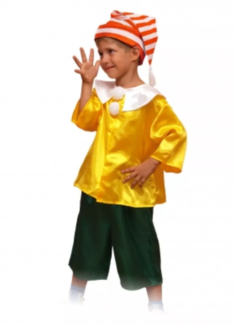 клоун, петрушка, незнайка и т.д-карнавальные костюмы детям 7