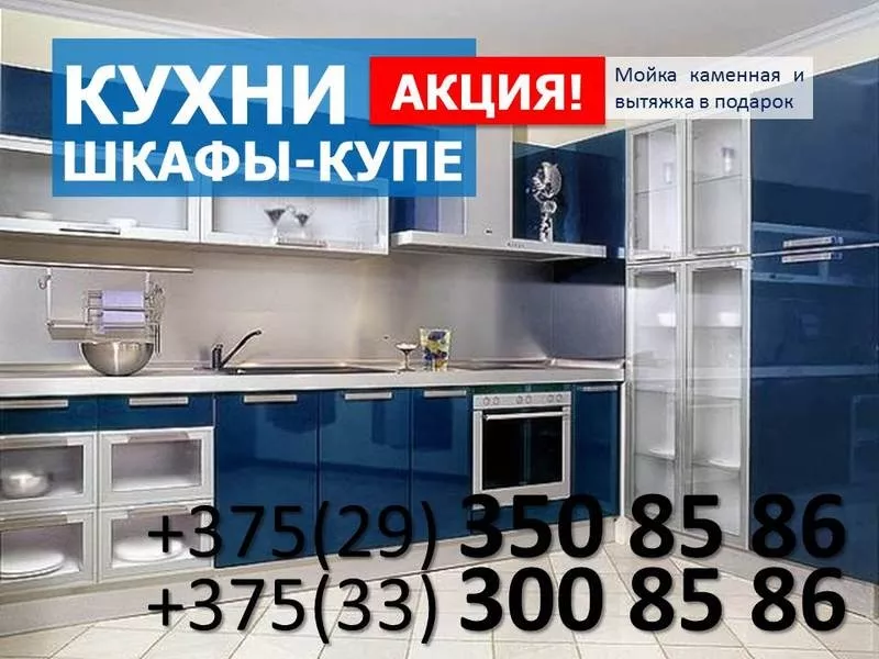Кухни,  Шкафы-Купе АКЦИЯ